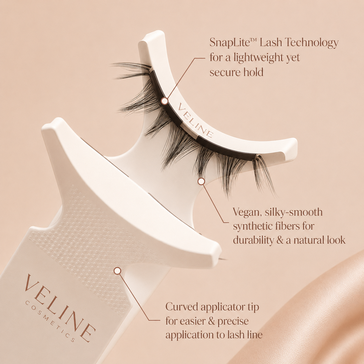 Veline Luxe Kit LashClip explanation – magnetic lash applicator