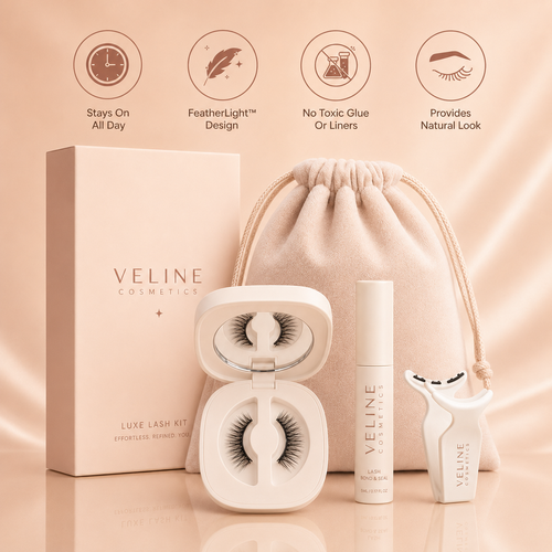Veline LashClip Kit – magnetic lash starter set with applicator