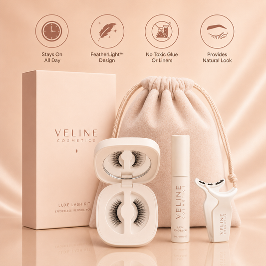 Veline LashClip Kit – magnetic lash starter set with applicator