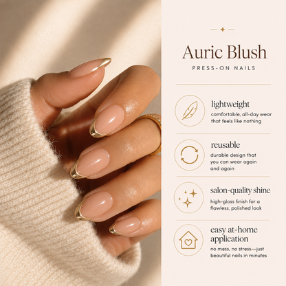 Auric Blush Press-On Nails