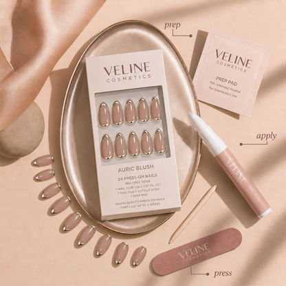 Auric Blush Press-On Nails