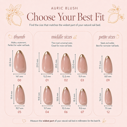 Auric Blush Press-On Nails