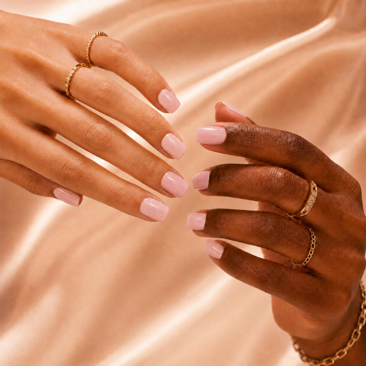 Blush Veil Press-On Nails