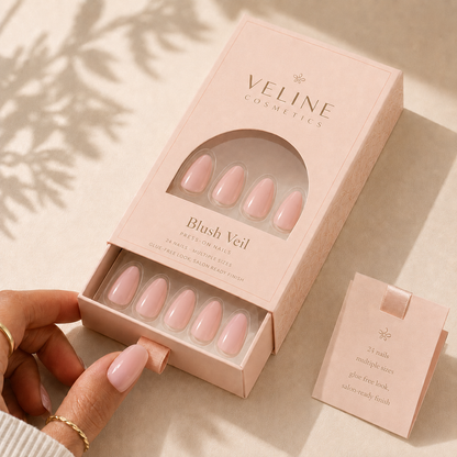Blush Veil Press-On Nails