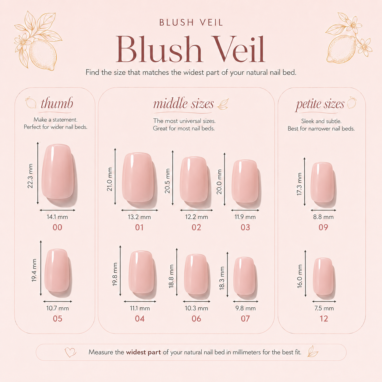 Blush Veil Press-On Nails