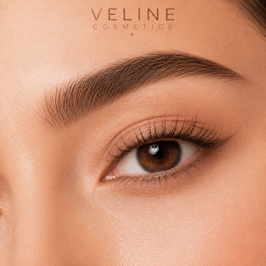 Veline Everyday Lash close-up result – natural magnetic lashes no glue