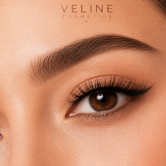 Veline Natural Lift Lash close-up result – subtle natural magnetic lashes