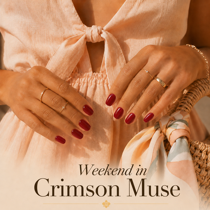 Crimson Muse Press-On Nails