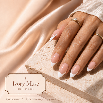 Ivory Muse Press-On Nails
