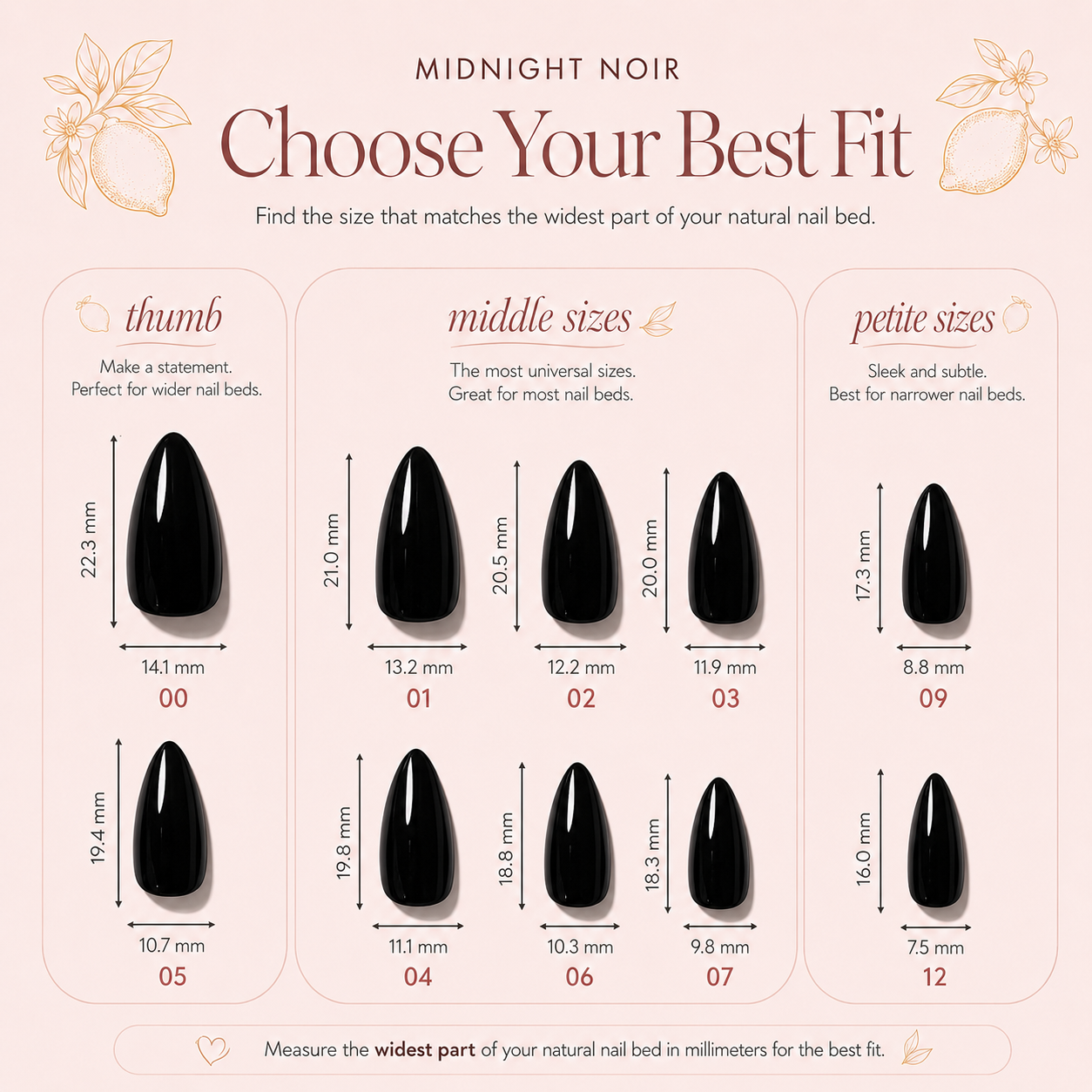 Midnight Noir Press-On Nails