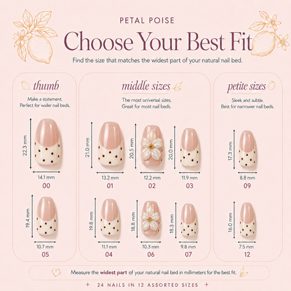 Petal Poise Press-On Nails