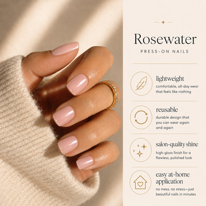 Rosewater Press-On Nails