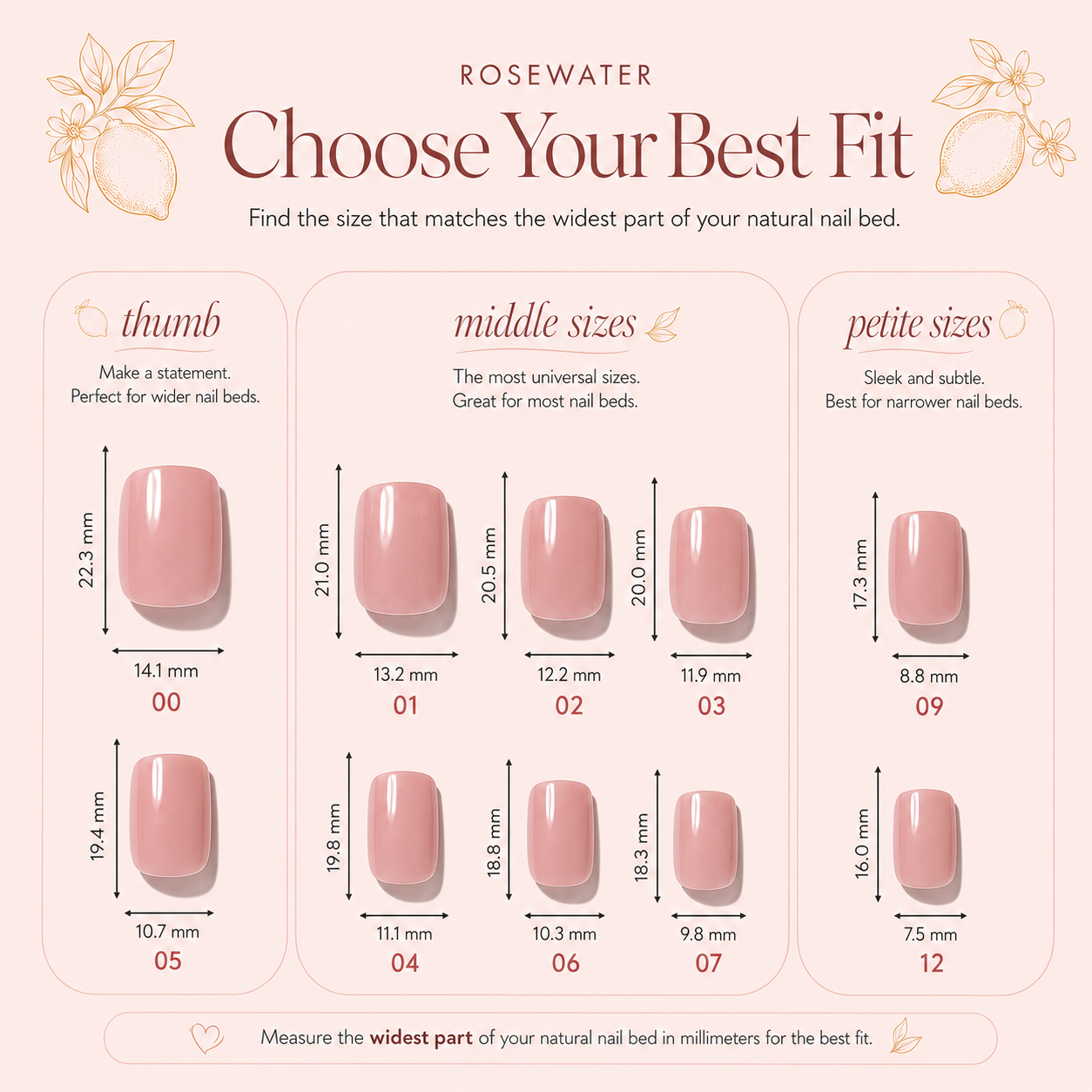 Rosewater Press-On Nails