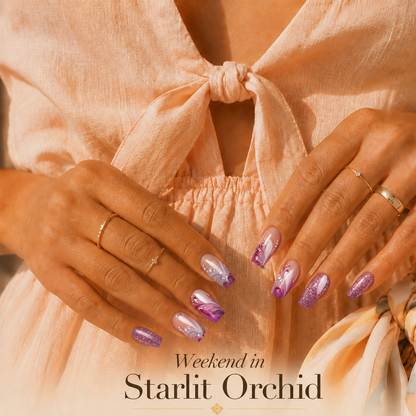 Starlit Orchid Press-On Nails