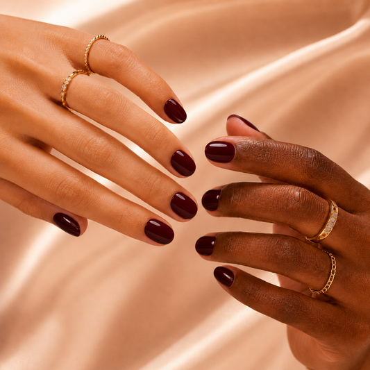 Velvet Merlot Press-On Nails